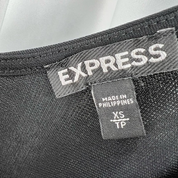 Express Blue Black Lace Detail Cami Size XS - Picture 4 of 5